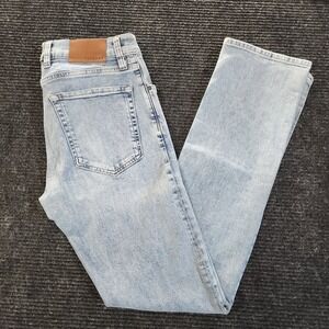 Tecovas Mens Slim Jeans 31x32 Light Blue Stretch Denim Western Cowboy